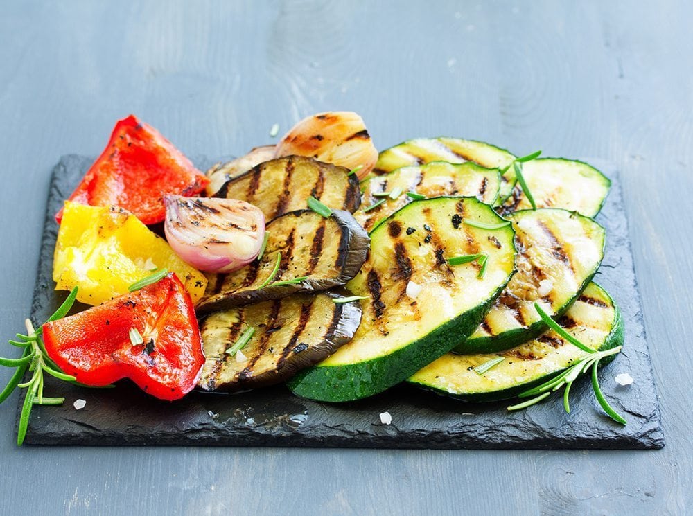 Grilled Zucchini and Onion