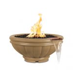 Roma GFRC Fire and Water Bowl – Brown